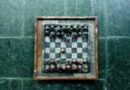 chessboard on green surface